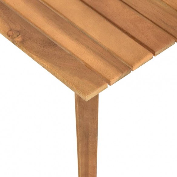 Table basse de jardin 60x60x36 cm Bois solide d'acacia