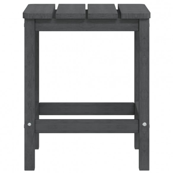 Table de jardin Adirondack Anthracite 38x38x46 cm PEHD