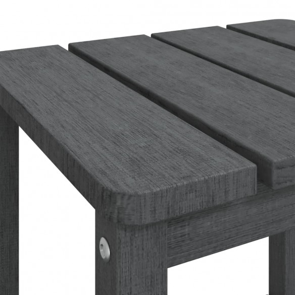 Table de jardin Adirondack Anthracite 38x38x46 cm PEHD