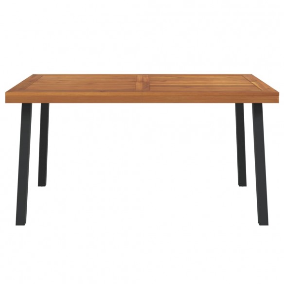 Table de jardin 150x90x75 cm Bois d'acacia solide