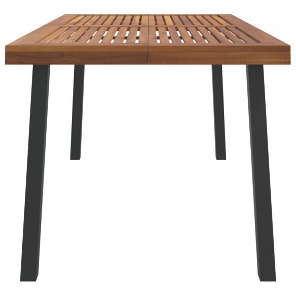 Table de jardin 150x90x75 cm Bois d'acacia solide