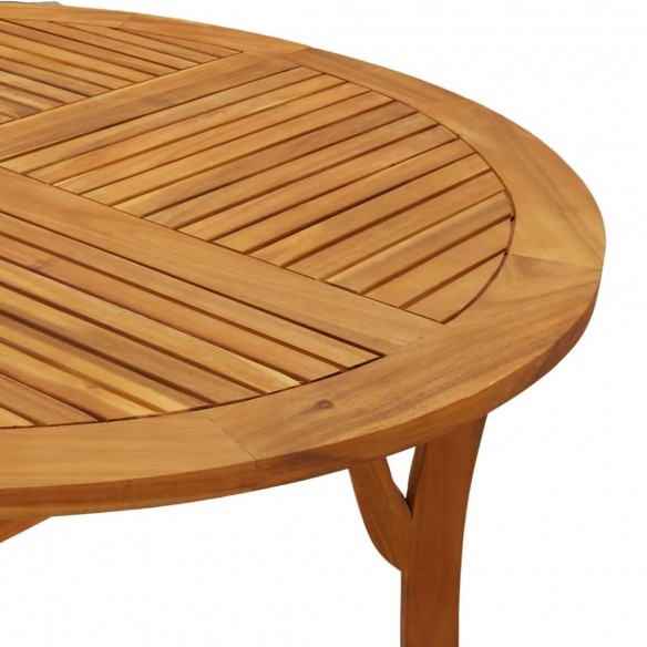 Table de jardin Ø 110 cm Bois d'acacia solide