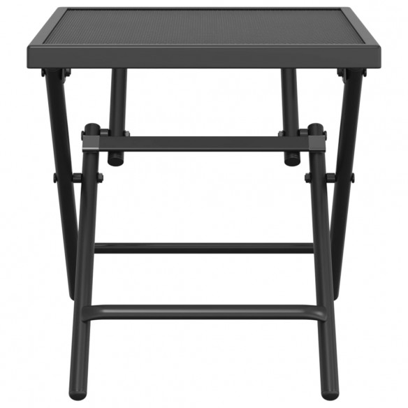 Table de jardin pliable anthracite 38x38x38 cm Treillis d'acier