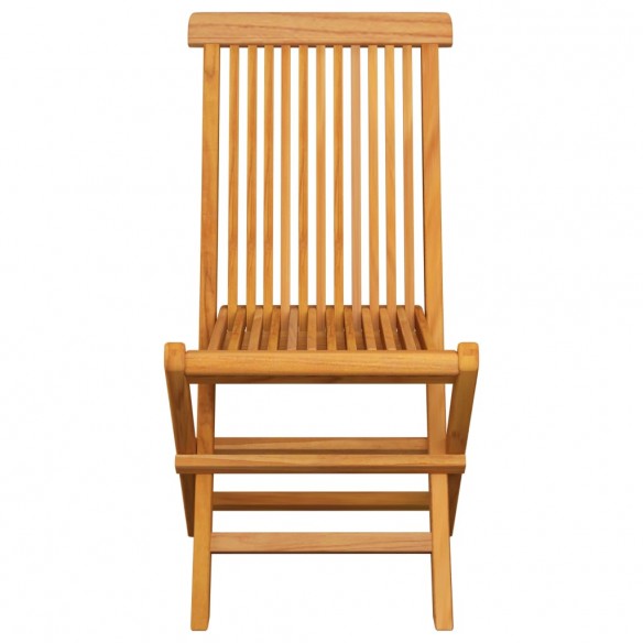 Chaises de jardin avec coussins crème 2 pcs Bois de teck massif