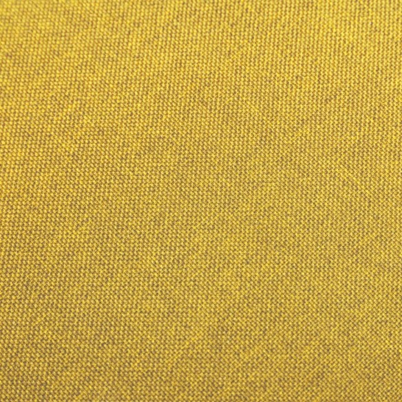 Tabourets de bar lot de 2 jaune moutarde tissu