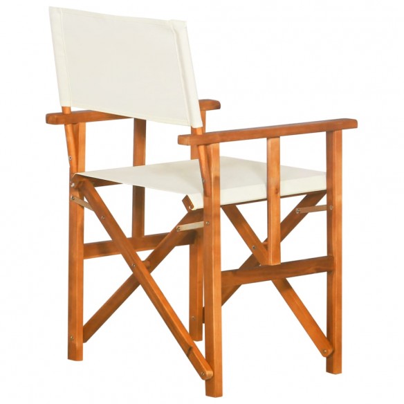 Chaises de metteur en scène 2 pcs Bois massif d'acacia