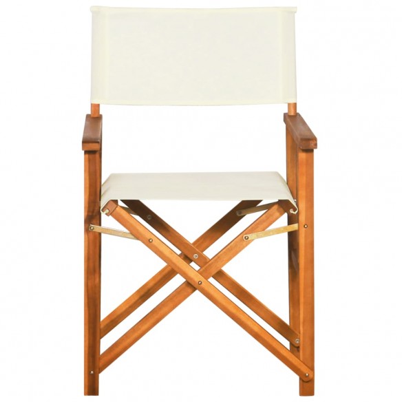 Chaises de metteur en scène 2 pcs Bois massif d'acacia