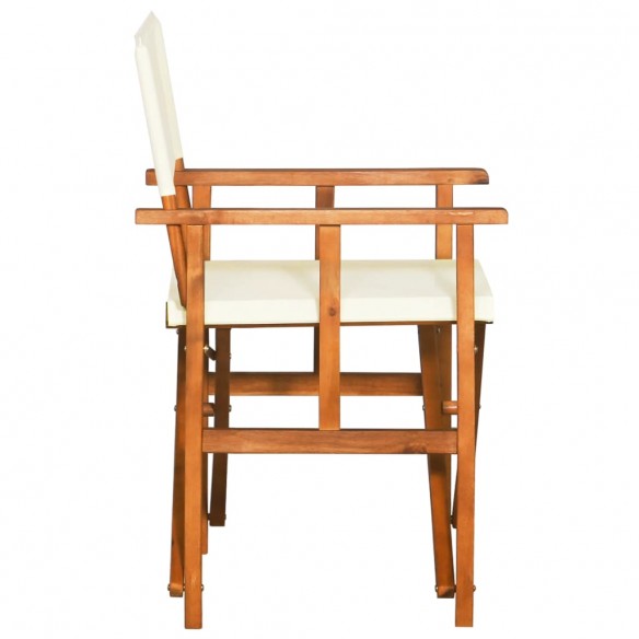 Chaises de metteur en scène 2 pcs Bois massif d'acacia