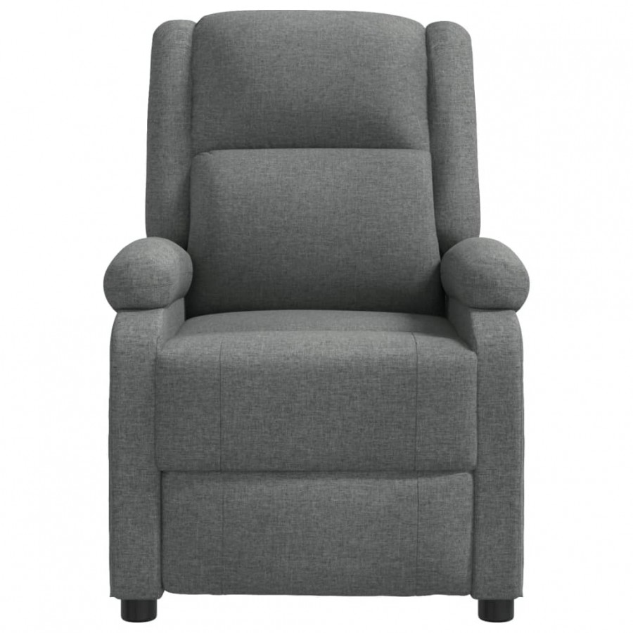 Fauteuil de massage Gris foncé Tissu