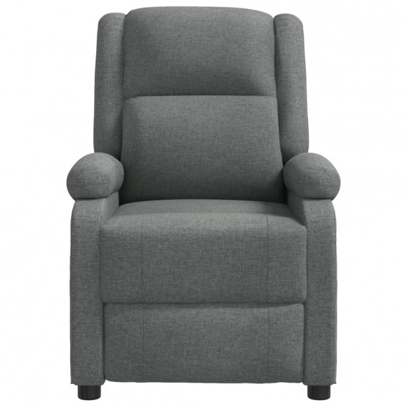 Fauteuil de massage Gris foncé Tissu