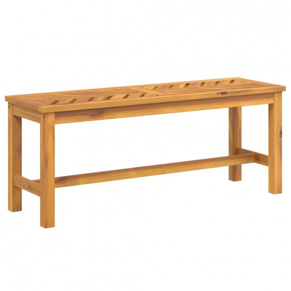 Banc de jardin 110 cm bois massif d'acacia