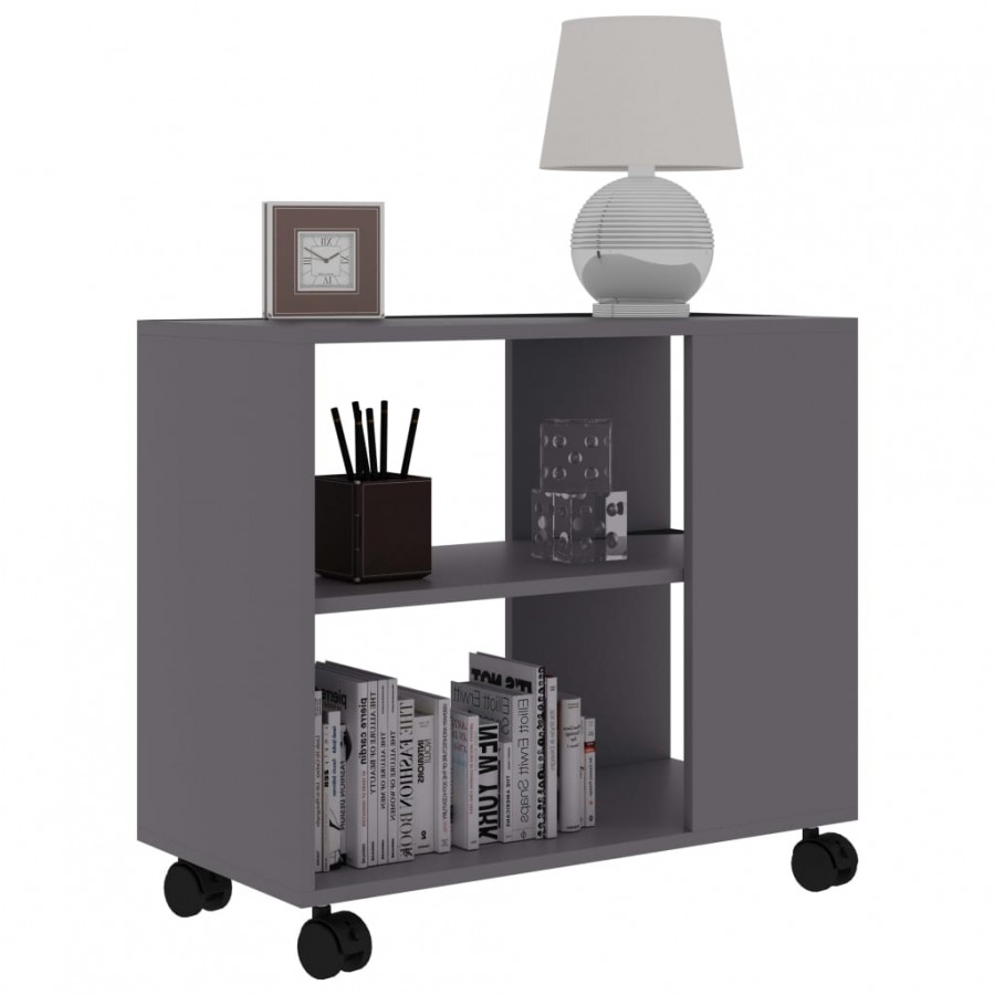 Table d'appoint Gris 70x35x55 cm 