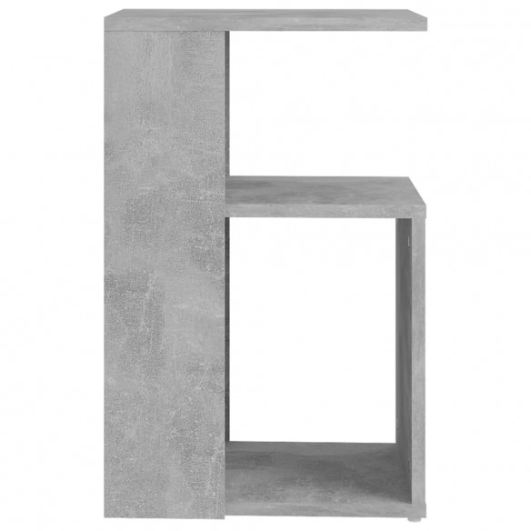 Table d'appoint Gris béton 36x30x56 cm Aggloméré