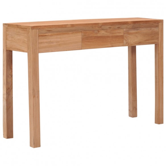 Table console 110x35x75 cm bois de teck solide