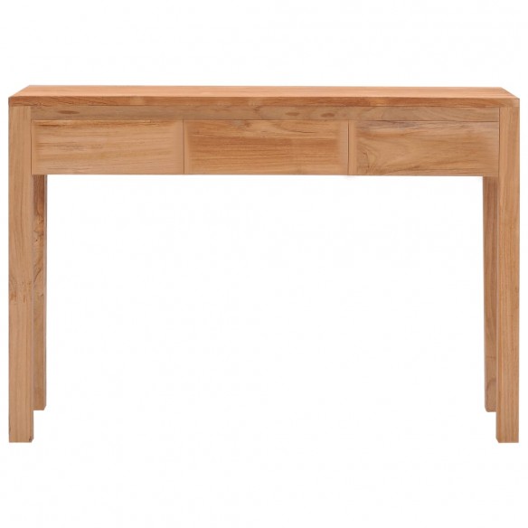 Table console 110x35x75 cm bois de teck solide