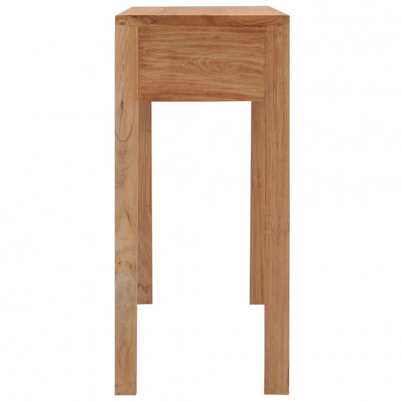 Table console 110x35x75 cm bois de teck solide