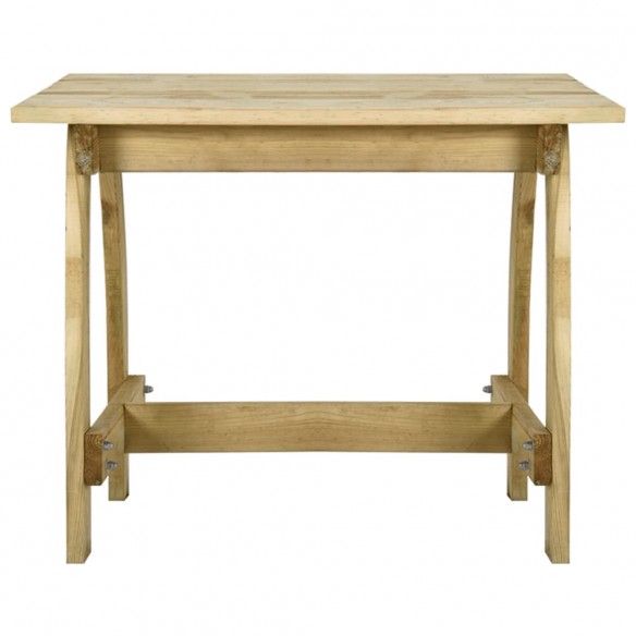 Table de jardin 110x74x75 cm Bois de pin imprégné