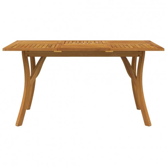 Table de jardin 150x90x75 cm Bois d'acacia solide