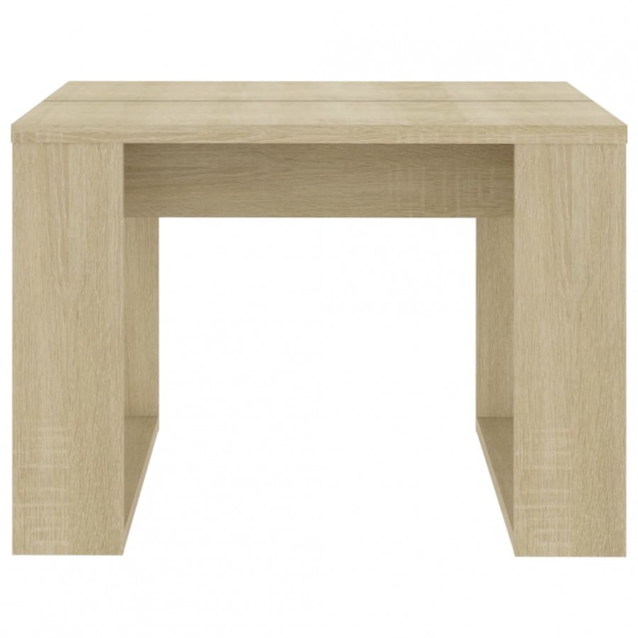 Table d'appoint Chêne sonoma 50x50x35 cm Aggloméré