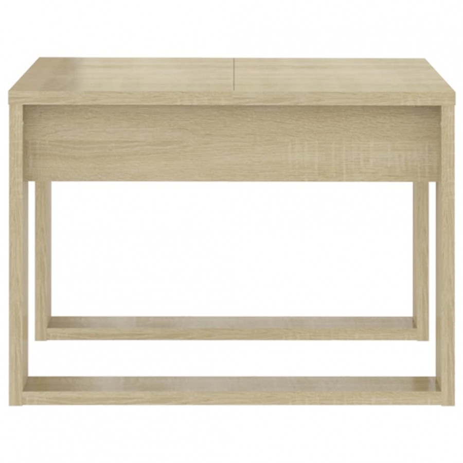 Table d'appoint Chêne sonoma 50x50x35 cm Aggloméré