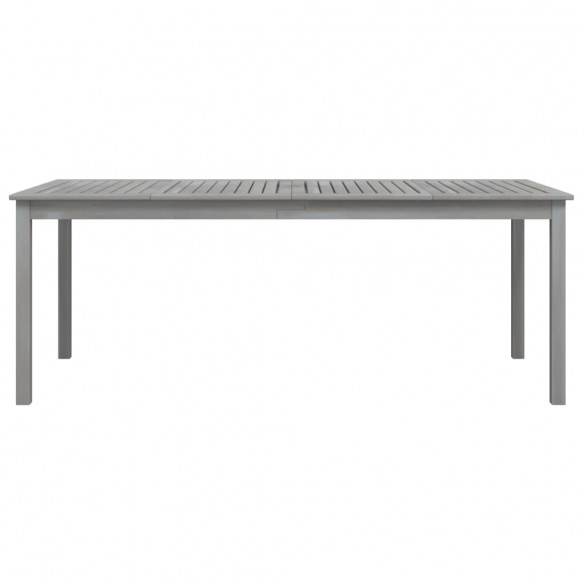 Table de jardin Gris 200x100x75 cm Bois d'acacia solide