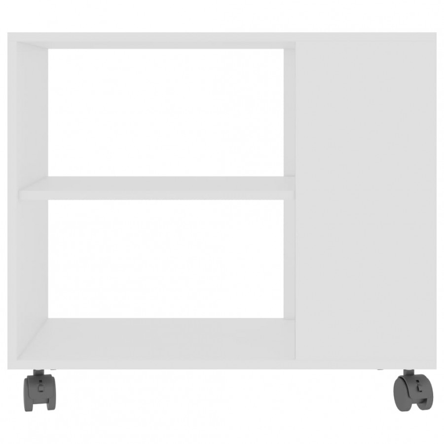 Table d'appoint Blanc 70x35x55 cm 