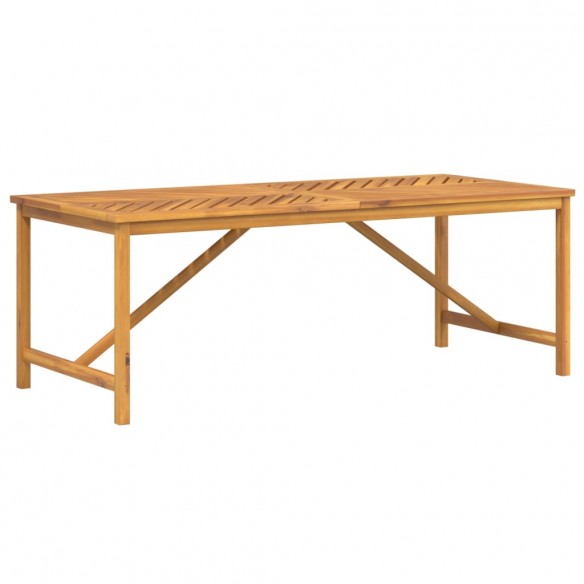 Table à manger de jardin 200x90x74 cm bois d'acacia solide