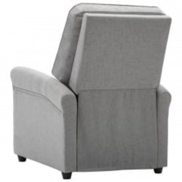 Fauteuil de massage Gris clair Tissu