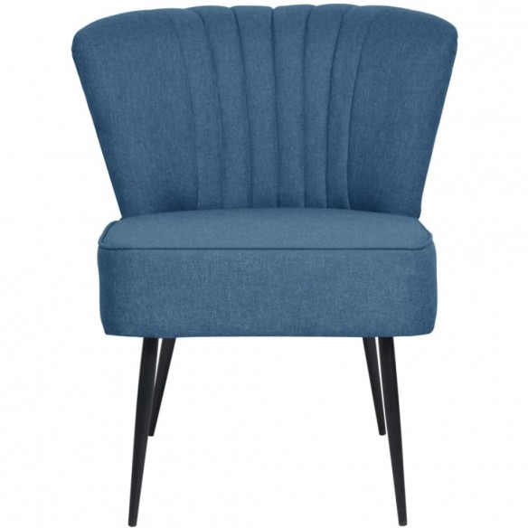Chaise de cocktail Bleu Tissu