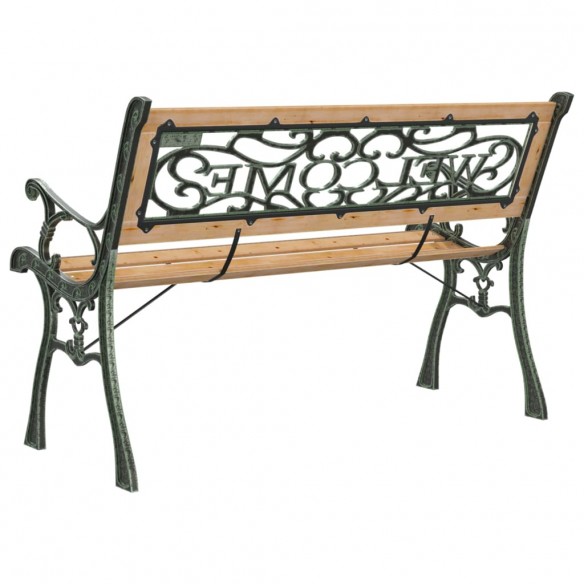 Banc de jardin 122 cm Bois de sapin massif