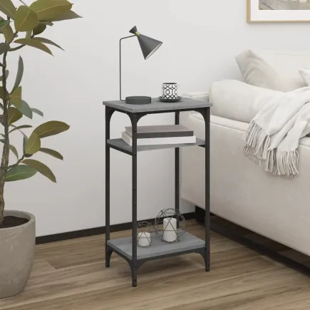 Table d'appoint Sonoma gris 40x30x75 cm