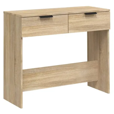 Table console Chêne sonoma 90x36x75 cm  2