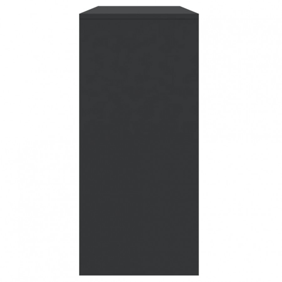 Table console Noir 100x35x76,5 cm Aggloméré