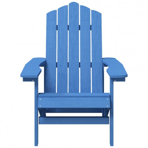 Chaise Adirondack de jardin PEHD Bleu marine