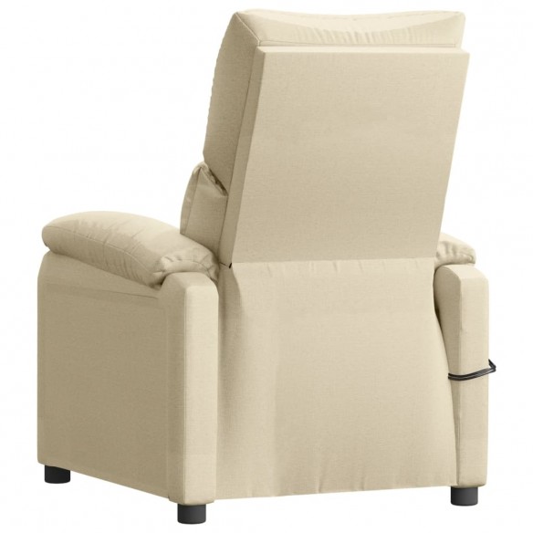 Fauteuil électrique de massage Crème Tissu