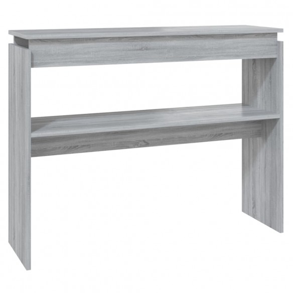 Table console Sonoma gris 102x30x80 cm 