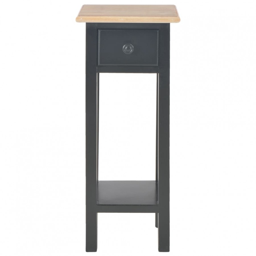 Table d'appoint Noir 27 x 27 x 65,5 cm Bois