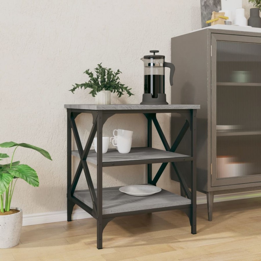 Table d'appoint Sonoma gris 40x42x50 cm 