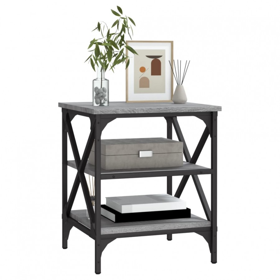 Table d'appoint Sonoma gris 40x42x50 cm 