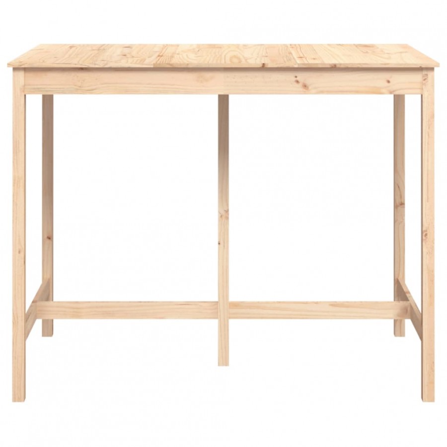 Table de bar 140x80x110 cm Bois massif de pin Table de bar 140x80x110 cm Bois massif de pin