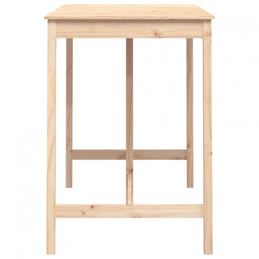 Table de bar 140x80x110 cm Bois massif de pin Table de bar 140x80x110 cm Bois massif de pin