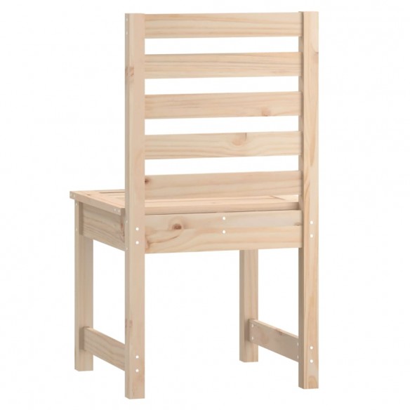 Chaises de jardin 2 pcs 40,5x48x91,5 cm bois massif de pin