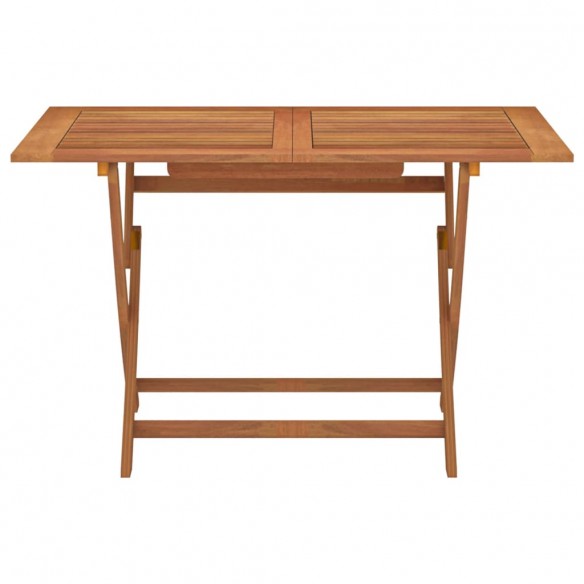 Table pliable de jardin 120x70x75 cm Bois d'eucalyptus solide