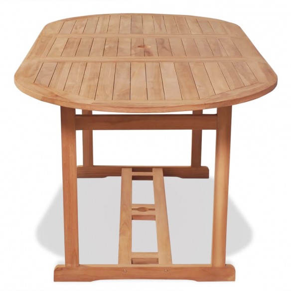 Table de jardin 180x90x75 cm Bois de teck solide