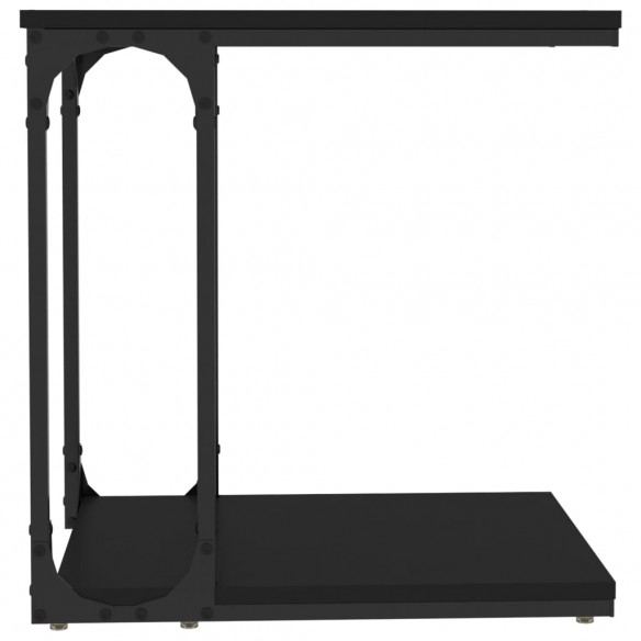 Table d'appoint Noir 50x35x52 cm Bois d’ingénierie