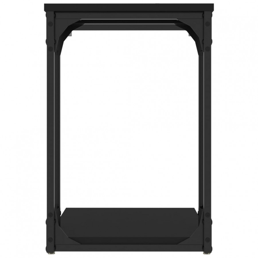 Table d'appoint Noir 50x35x52 cm Bois d’ingénierie