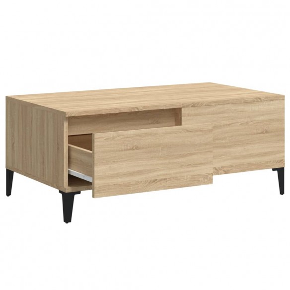 Table basse Chêne sonoma 90x50x36,5 cm Bois d'ingénierie