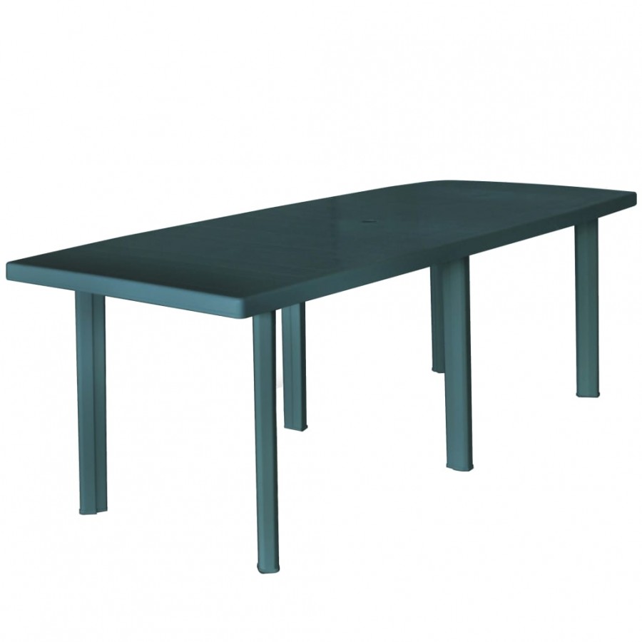 Table de jardin Vert 210 x 96 x 72 cm Plastique