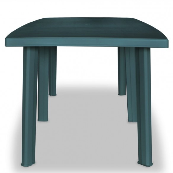 Table de jardin Vert 210 x 96 x 72 cm Plastique