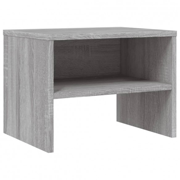 Table de chevet Sonoma gris 40x30x30 cm Bois d'ingénierie